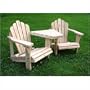 Shine Company 4571WT Westport Kids Conversation Adirondack Set