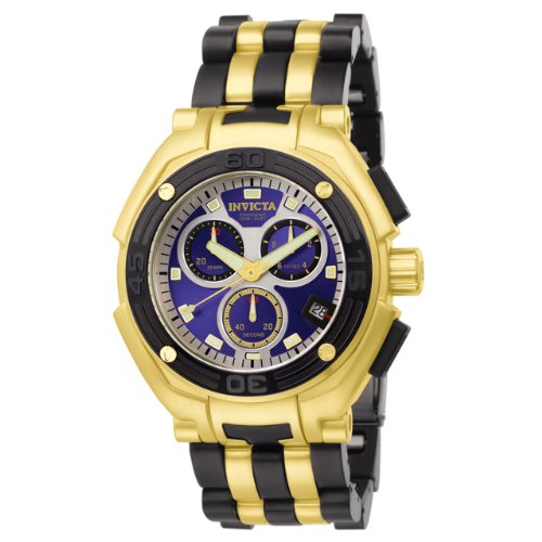 Invicta Men's 6272 Speedway Collection Elegant Chronograph 18k Gold-Plated and Polyurethane Watch