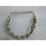 Costume Bracelet Sterling Silver Bracelet Studded with Moon Stone Indian Jewelry