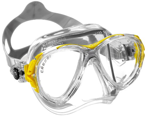 CRESSI Tauchmaske Eyes Evolution Crystal, gelb, medium Preisvergleich