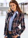 Blazer marine-kariert