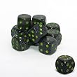 Speckled 16mm d6 Earth Pipped Dice
