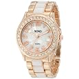 XOXO Women's XO5472 Rose Gold with White Epoxy Analog Bracelet Watch