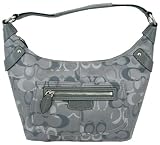 Coach Signature Penelope Grey Hobo Handbag 15054