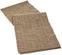 Mahogany Tie Dye 13-Inch by 72-Inch Khaki Ribbed Table Runner, 100% Cotton