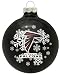 ATLANTA FALCONS (2 5/8" In Diameter) Glass Logo CHRISTMAS ORNAMENT (Snowflake Design)