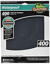 Ali Industries 4472 400 Grit Sandpaper, 9-Inch x 11-Inch(pack of 5)
