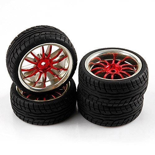 Skyq 1/10 scale on road car rc wheels and tires tyre fo…