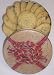 Gourmet Food : Scott's Cakes 1 lb. Almond Cookies in a Red Bow Tin