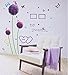 Dagou Dandelion and Butterfly Wall Stickers & Murals Wall Decals Wallpaper Wall Decorate and Removable Wall Décor Decorative Painting Supplies & Wall Treatments Luminous Stickers for Kids Living Room Bedroom Wallpops Decal