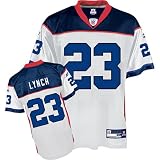 Marshawn Lynch Jersey: Reebok White Replica #23 Buffalo Bills Jersey - Large