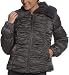 1 Madison Women's Down Jacket With Faux Fur Collar,Gunmetal,Large 1 Madison Women's Down Jacket With Faux Fur Collar,Gunmetal,Large