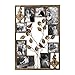 Adeco PF0529 9-Opening Decorative Bronze Iron Wall Hanging Collage Photo Frame, Various Sizes