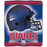 New York Giants Plush Fleece Throw Blanket