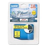 Brother TZ-631 1/2 Labeling Tape (26.2', Black on Yellow)