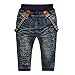 E-Tree eTree Boys' Girls' Jeans Vintage Holes Denim Rompers Pants 1-4 Years