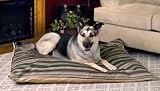 K&H Single-Seam Classic Pet Bed, Large 43-Inch by 56-Inch, Green/Brown