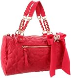 Betsey Johnson BH55810 Satchel,Pink,One Size