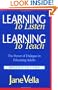 Learning to Listen, Learning to Teach: The Power of Dialogue in Educating Adults