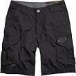 Fox Racing Slambozo Solid Cargo Men's Short Race Wear Pants w/ Free B&F Heart Sticker Bundle - Black