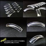 クリアロングネイルチップ フルウェル 500枚12