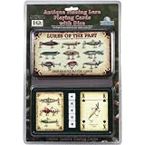 Rivers Edge Products Antique Lure Playing Cards In Gift Tin