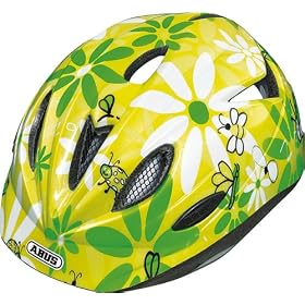 Abus Rookie Casco per bici da bambino, Sole (Beetle sun), 52-57 cm