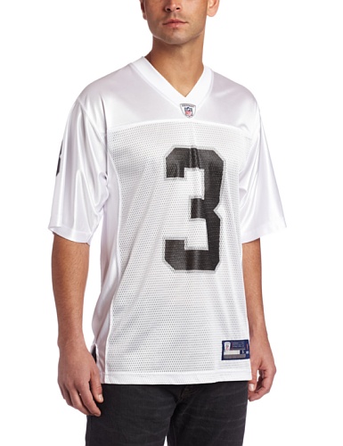 NFL Men's Oakland Raiders Carson Palmer #3 Replica Jersey (White, Large)
