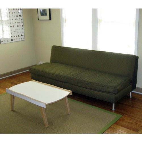 Flatpatterns Jens Coffee Table - White Size - 37L x 21W x 14.5H in. Flatpatterns Jens Coffee Table - White Size - 37L x 21W x 14.5H in.