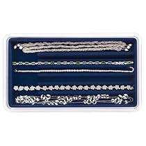Jewelry Stax Necklace organizer, Midnight Blue