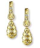Quilted Teardrop Charms