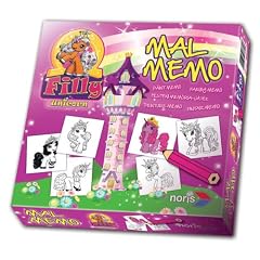 Noris-Spiele 606017372 - Filly Unicorn Mal-Memo