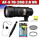 Nikon 70-200mm f/2.8G ED-IF AF-S VR Zoom Nikkor Lens for Nikon Digital SLR Cameras Package 1