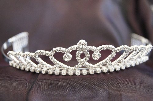 Beautiful Bridal Wedding Tiara Crown with Crystal Party Accessories C110014