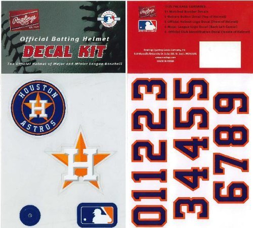 Rawlings Sporting Goods MLBDC Decal Kit, Houston Astros