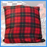 45cmBIGサイズが嬉しいポカポカ・フカフカ・フリースクッション/FLEECE CUSHION/TARTAN CHECK