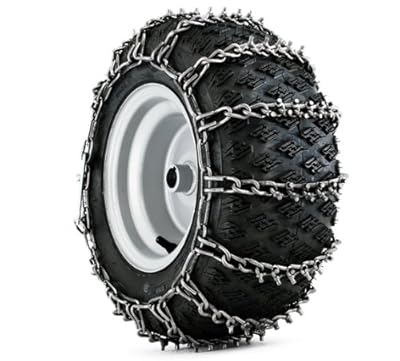 Husqvarna 954050201 Snow Thrower Tire Chains Pair, 20-Inch by 10-Inch by 8-Inch