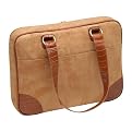Mango Tango Slimline Faux Suede Laptop Carrying Case - Camel 17"