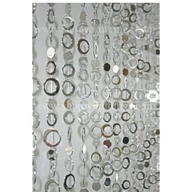 Beaded Curtain Silver Circles (on MTv!)