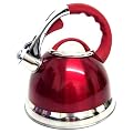 3.5 LITRE STAINLESS STEEL WHISTLING KETTLE RED