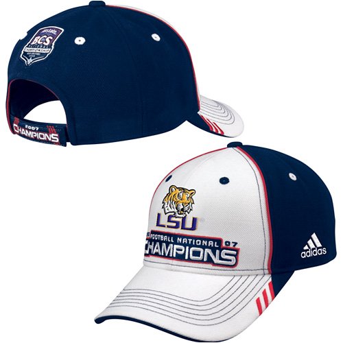 Buy LSU Tigers 2007 National Champions Hat from adidas by adidas