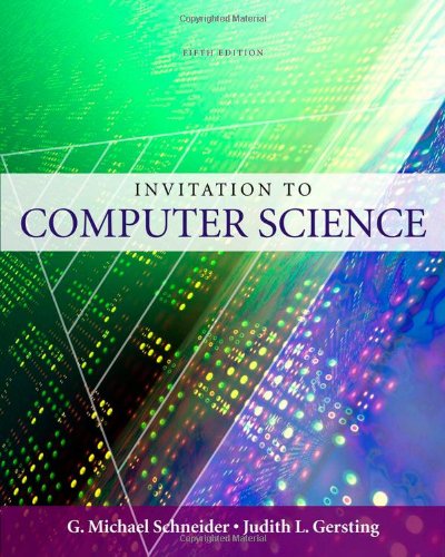 Textbook - An Invitation to Computer Science, 5th Edition