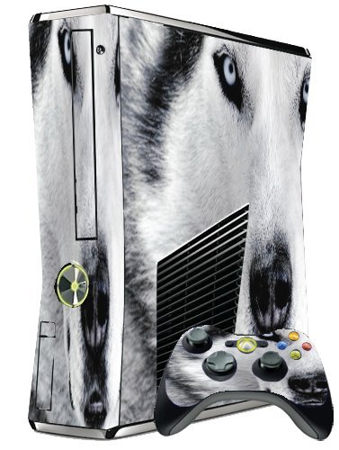 XBOX 360 SLIM SKIN - WOLF Features. Removed easily leaving no residue 