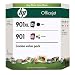 HP 901XL Black and 901 Color Inkjet Cartridges in foil packaging