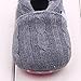 Fheaven Fashion Autumn and Winter Warm Baby Girls Shoes Sneaker Anti-slip Soft Sole Toddler Shoes (US:4, Gray)
