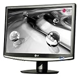LG Electronics W2452TX-PF 61 cm (24 Zoll) Widescreen TFT Monitor DVI-D / VGA (Kontrastverh�ltnis 10.000:1, Reaktionszeit 5ms) schwarz