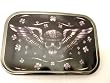 Wicked Metal Belt Buckle Tattoo Winged Skull Vivid Tattoo Art Belt Buckle