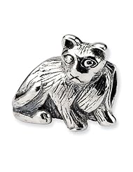 Sterling Silver Reflections Cat Bead