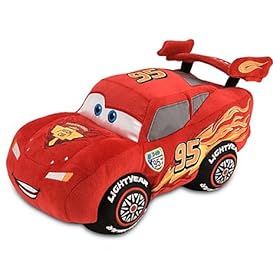  Disney / Pixar CARS 2 Movie Exclusive 13 Inch Deluxe Plush Toy Lightning McQueen