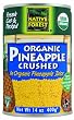 Native Forest Organic Pineapple Crushed, 14-Ounce Cans (Pack of 6)